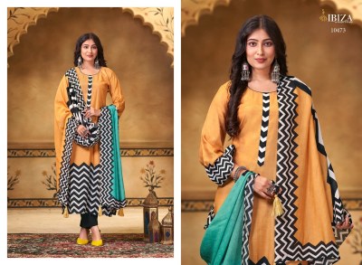 IBIZA by Laskara pure viscose printed with handwoek unstitched salwar kameez catalogue at wholesale price pakistani suit catalogs