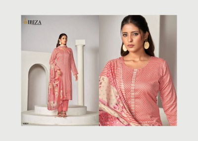 IBIZA by Nafiza pure jam cotton designer unstitched dress material catalogue at affordable rate salwar kameez catalogs