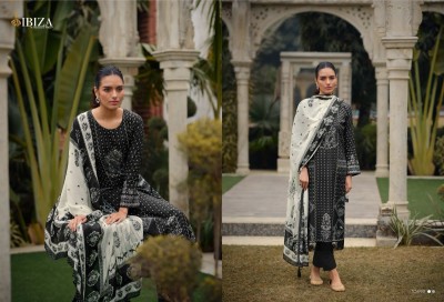 IBIZA by parastoon present new collection of muslin digital printed with embroidered unstitched dress material catalogue at low rate  salwar kameez catalogs