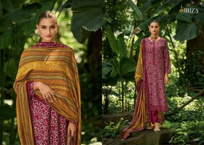 IBIZA present Batik Mantra pure viscose masline digital printed embroidered unstitched salwar kameez catalogue at wholesale rate  salwar kameez catalogs