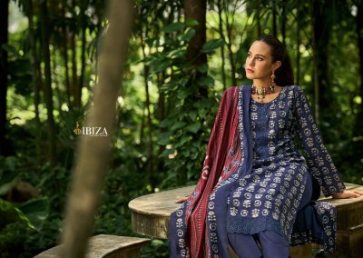 IBIZA present Batik Mantra pure viscose masline digital printed embroidered unstitched salwar kameez catalogue at wholesale rate  salwar kameez catalogs