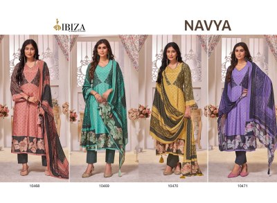 IBIZA present Navya pure viscose degital printed handwork unstitched dress material catalogue  salwar kameez catalogs