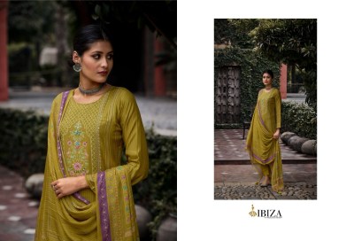 IBIZA present Rubai pure bamburg muslin digital print with handwork unstitched suit mnaterial at low rate salwar kameez catalogs