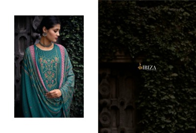 IBIZA present Rubai pure bamburg muslin digital print with handwork unstitched suit mnaterial at low rate salwar kameez catalogs