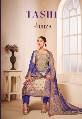 IBZIA present Tashi muslin digital printed with handwork unstitched dress material catalogue at affordable IBIZA