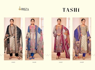 IBZIA present Tashi muslin digital printed with handwork unstitched dress material catalogue at affordable salwar kameez catalogs