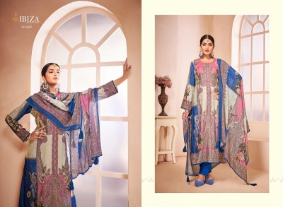 IBZIA present Tashi muslin digital printed with handwork unstitched dress material catalogue at affordable salwar kameez catalogs