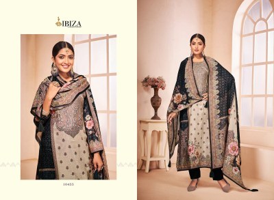 IBZIA present Tashi muslin digital printed with handwork unstitched dress material catalogue at affordable salwar kameez catalogs