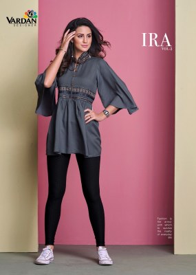 IRA vol 2 by Vardan designer Trendy short flared top catalogue  Vardan Designer 