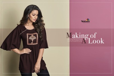 IRA vol 2 by Vardan designer Trendy short flared top catalogue  western wear catalogs