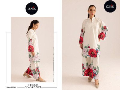 IZNIK Turkis Co-Ord Set Vol 3 – Lawn Fabric Prints Kurtis Catalogs And Wholesale kurtis catalogs
