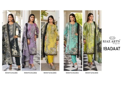 Ibadaat by Riaz arts pure karachi lawn cambric printed karachi suit catalogue at affordable rate Karachi suits catalogs