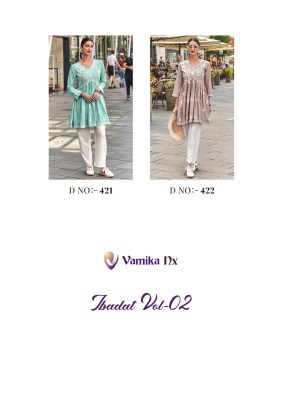 Ibadat vol 2 by Vamika Nx heavy reyon fancy western top catalogue at  amaviexpo western wear catalogs