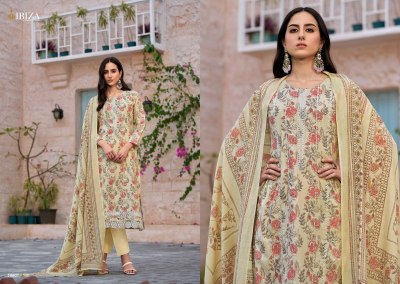 Ibiza by Astrella pure lwan cotton digital printed unstitched dress material catalogue salwar kameez catalogs