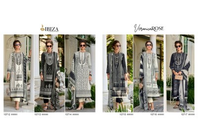 Ibiza by Veronica Rose lawn cotton embroidered with printed unstitched salwar kameez catalogue salwar kameez catalogs