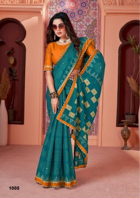 Ikkat Special by Woven Mulmul Cotton Hand Blocked Printed saree catalogue at low rate  sarees catalogs