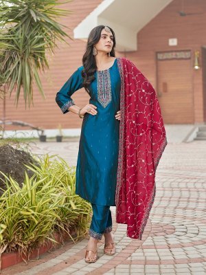 Imani by Aanchi exclusive 3 piece set straight kurti pant and dupatta catalogue   readymade suit catalogs