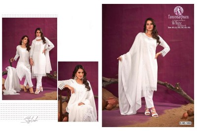 Isavasyam Corporation White Handwork Pure Cotton Chikan Work Festival Collection Wholesale Kurti catalogue  readymade suit catalogs