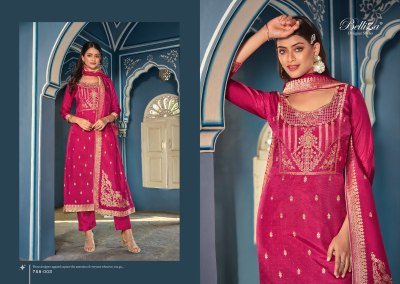 Ishana by Belliza pure viscose designer embroidered unstitched salwar suit catalogue at wholesale price salwar kameez catalogs