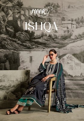 Ishqa by kimora presenting designer collection of unstitched suit catalogue Heer By Kimora