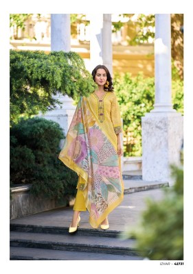 Izhaar vol 3 by Kailee fashion pure linen printed embroidered readymade suit catalogue  readymade suit catalogs