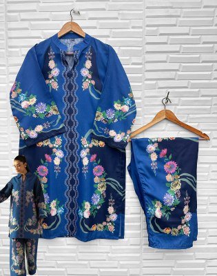 Iznik Turkish Vol 04 Lawan Fabric Print Kurtis Soft Cotton Coord Sets Wholesale  wholesale catalogs