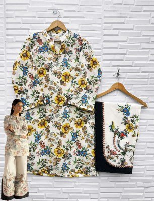 Iznik Turkish Vol 04 Lawan Fabric Print Kurtis Soft Cotton Coord Sets Wholesale  kurtis catalogs