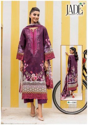 Jade Concept Stor Crimson Exclusive Heavy Lawn Vol 12 Readymade Full Stitched Lawn Cotton Kurti Jade Concept Store Wholesale product kurtis catalogs