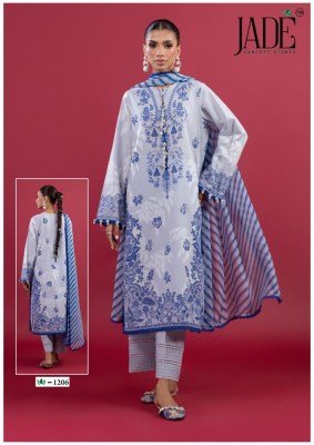 Jade Concept Store Crimson Exclusive Lawn Collection Vol 12 Unstitched Top And Bottom Premium Lawn Dupatta Pure Cotton Wholesale dress material catalogs