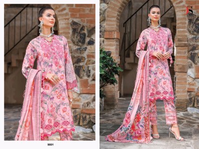 Jade Flora 25 by Deepsy suit Heavy Embroidered unstitched Suit collection with low rate dress material catalogs