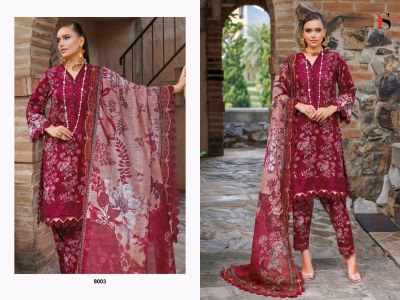 Jade Flora 25 by Deepsy suit Heavy Embroidered unstitched Suit collection with low rate dress material catalogs