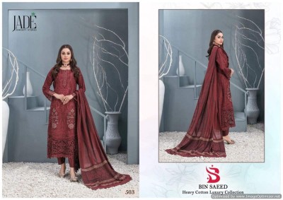 Jade by bin saeed vol 5 Heavy lawn cotton dress material catalogue pakistani suit catalogs