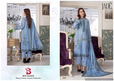 Jade by bin saeed vol 5 Heavy lawn cotton dress material catalogue pakistani suit catalogs