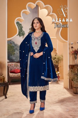 Jahan by Afsana good quality embroidered kurti oant and dupatta catalogue at affordable rate readymade suit catalogs