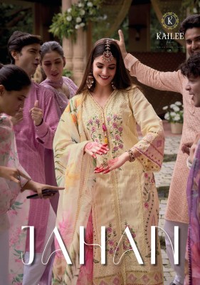 Jahan by kailee fahion designer thread embroidered readymade suit catalogue Kailee fashion