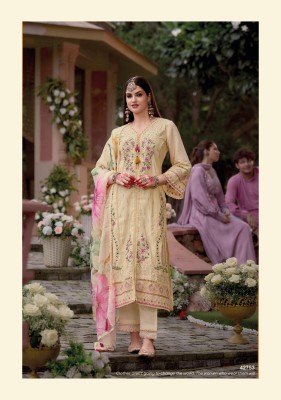 Jahan by kailee fahion designer thread embroidered readymade suit catalogue readymade suit catalogs