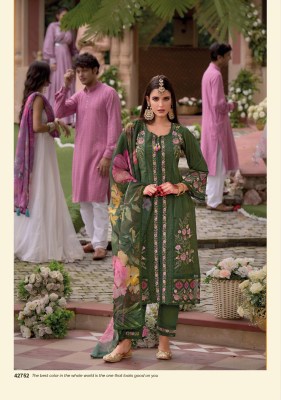 Jahan by kailee fahion designer thread embroidered readymade suit catalogue readymade suit catalogs