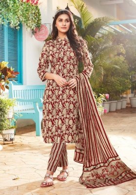 Jaipuri vol 12 by Ganpati Pure cotton printed fancy kurti pant and dupatta catalogue at low price Ganpati Suits