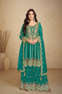 Jalwa by Gulkayra designer fancy embroidered fancy sharara suit catalogue at affordable rate fancy sharara suit Catalogs