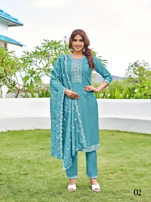 Jannat by Aanchi kurti embroidered readymade suit catalogue at affordable rate readymade suit catalogs