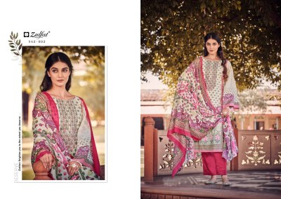 Jannat by Zulfat pure cotton exclusive designer unstitched suit catalogue at low rate salwar kameez catalogs