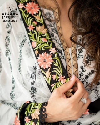 Jardosh by afsana designer muslin readymade Pakistani suit catalogue at low rate  readymade suit catalogs