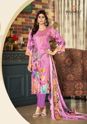 Jasmeen by roli moli unstitched pashmina printed dress material collection salwar kameez catalogs