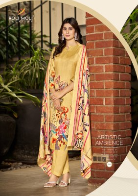 Jasmeen by roli moli unstitched pashmina printed dress material collection salwar kameez catalogs