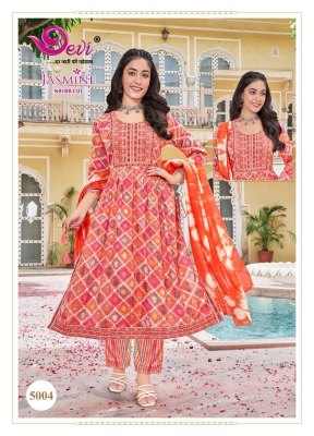 Jasmine Vol 5 by Devi Heavy Rayon Capsule With Foil Print With Nyra Cut And Embroidery readymade suit  readymade suit catalogs