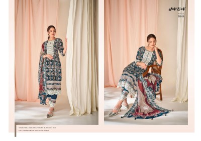 Jayvijay by Jhilmil present cotton block printed unstitched salwar suit catalogue at affordable rate salwar kameez catalogs