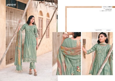 Jayvijay by Saheli pure maslin digital printed embroidered unstitched Pakistani suit catalogue at wholesale price pakistani suit catalogs