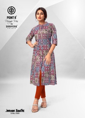 Jeevan Sathi Vol 1 by Deeptex Pure Cotton Printed A Line Flare Style Kurtis Catalogue at Low rate kurtis catalogs