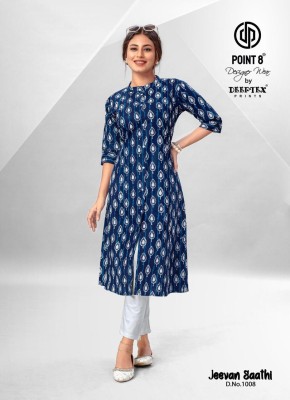 Jeevan Sathi Vol 1 by Deeptex Pure Cotton Printed A Line Flare Style Kurtis Catalogue at Low rate kurtis catalogs