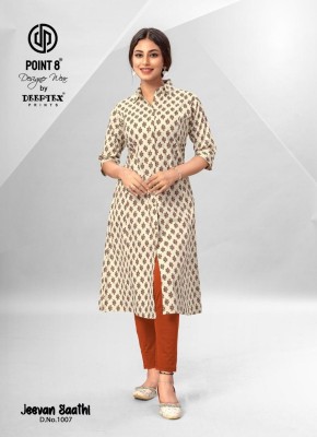 Jeevan Sathi Vol 1 by Deeptex Pure Cotton Printed A Line Flare Style Kurtis Catalogue at Low rate kurtis catalogs